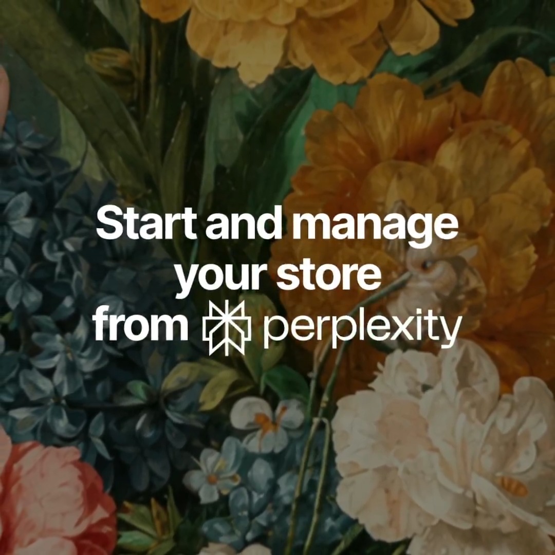 manage your store with Perplexity Computer do market research, generate product images, and design a theme in parallel another day, another agent where you can run your business