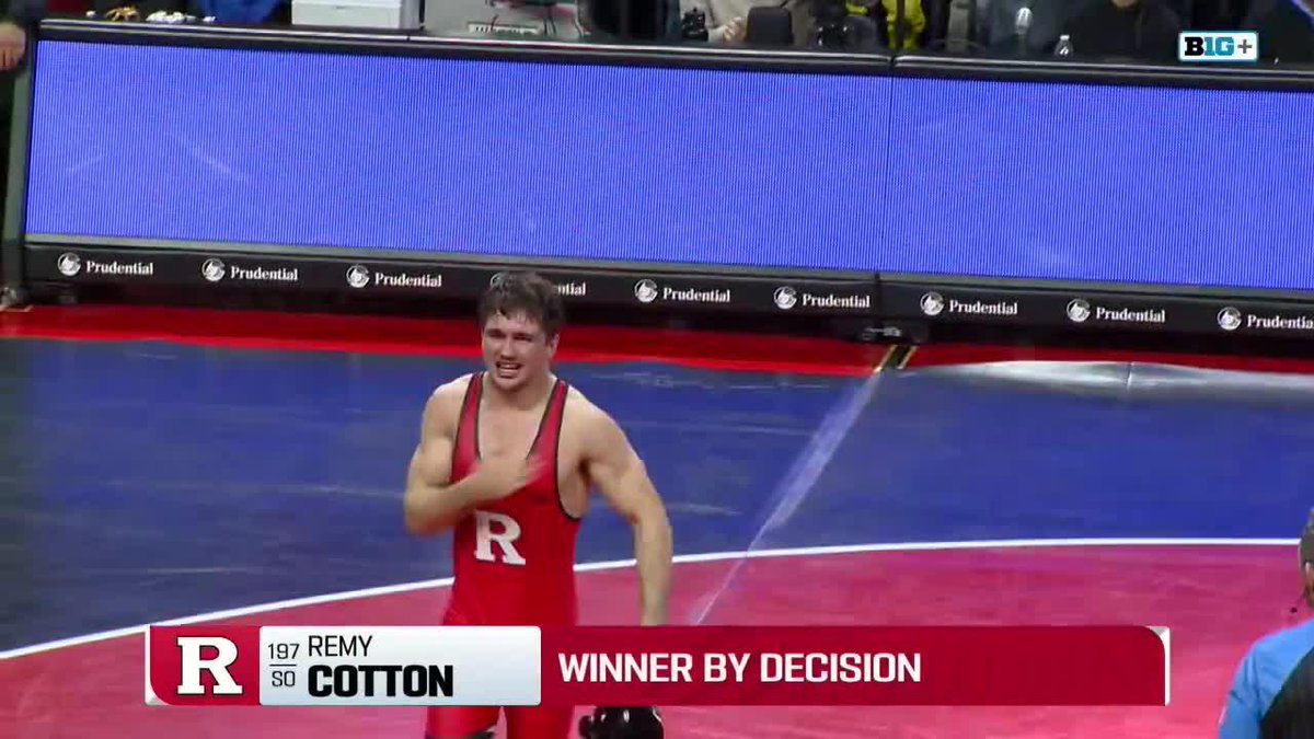 "NOT JUST A TAKEDOWN, BUT A PIN!" 🗣️ Let's revisit Remy Cotton's clutch SV1 fall to seal Rutgers Wrestling's first win over Minnesota.