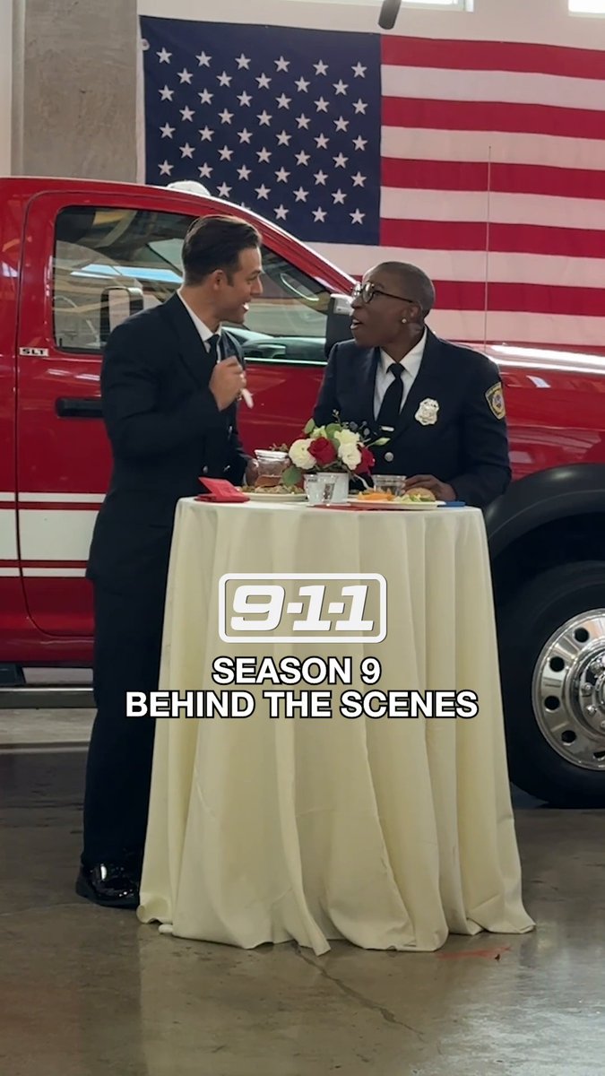 Still not ready to let go of season 9...so here's some BTS for you.