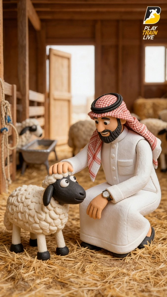 حتى الخروف يحمّي لصباح العيد في #بودي_ماسترز 🤣 🐑 عيدكم مبـارك .. وعساكم تعودونه بكل قوّة💛 Even the sheep is warming up for Eid morning at #BodyMasters 🤣🐑 Eid Mubarak! Wishing you strength, happiness, and many more celebrations ahead 💛