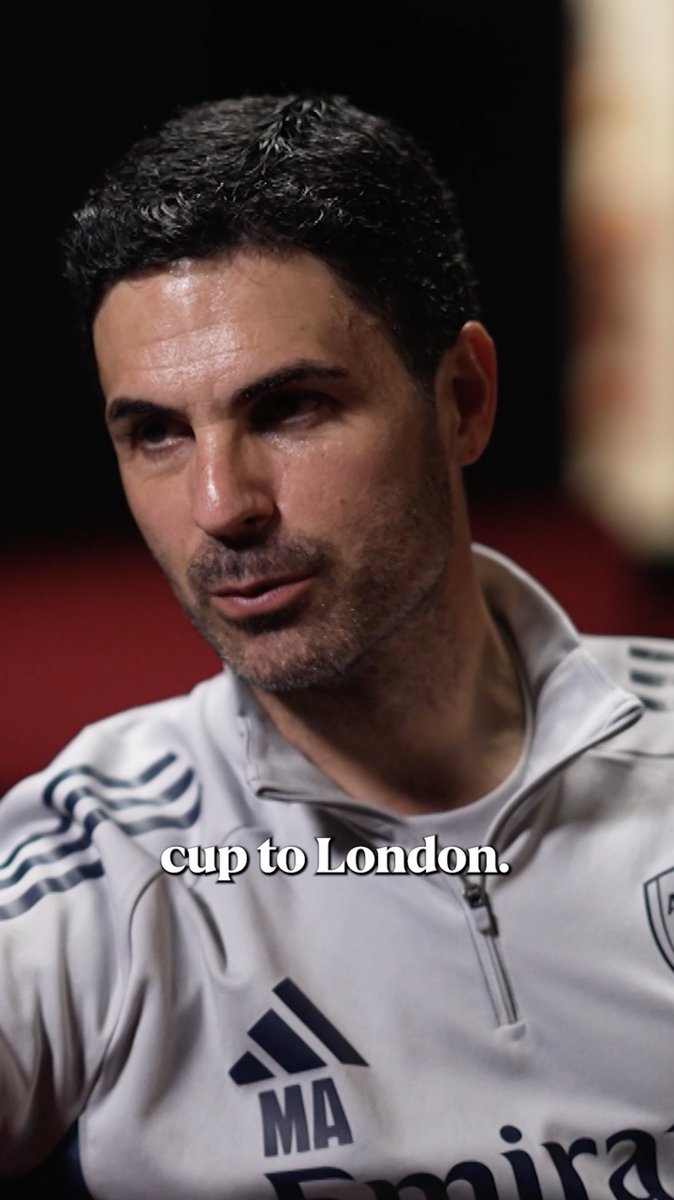 🗣️ Mikel Arteta: “The most proud is reconnecting with the fans, more than winning the Premier League. We have created this amazing fortress, we are all responsible to maintain or improve it. I imagine the Double everyday now.” ❤️🔥