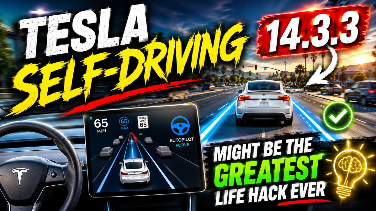 With reduced nags and voice activated AI in the car, Tesla Self-Driving 14.3.3 might be the greatest life hack ever