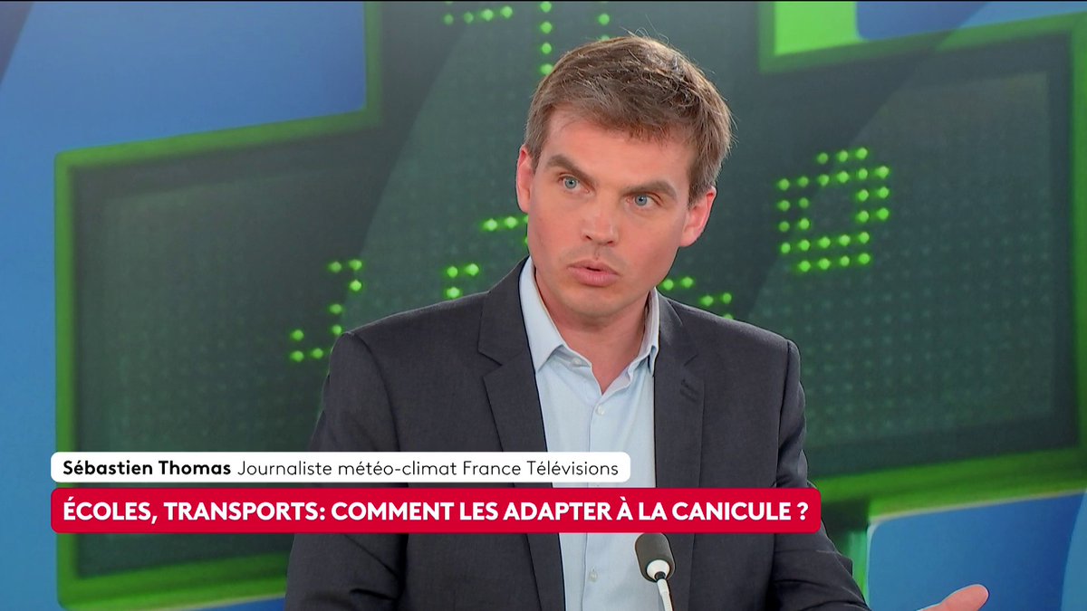 🔴 🗣️ "Moi j'ai envie de vivre dans la ville de 2050 à neutralité carbone, on vit mieux, il y a moins de bruit, les voitures sont électriques, on se déplace mieux, on mange mieux", décrit Sébastien Thomas, journaliste météo-climat France Télévisions. #ToutEstPolitique #Canal16