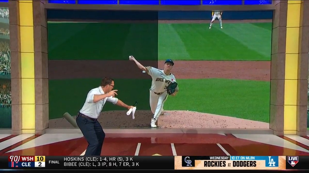 Highest average 4-seam perceived velocity leaders among SP: 101.9 MPH - Jacob Misiorowski 98.9 MPH - Bubba Chandler 98.5 MPH - Cam Schlittler 98.5 MPH - Shohei Ohtani DeRo breaks down the Milwaukee Brewers phenom after his fifth double digit strikeout game of the year!