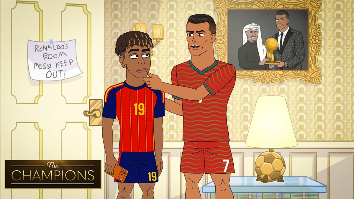 Without an invitation, Cristiano Ronaldo must find a way into the special Champions Dinner organised by Leo Messi 🥸 🌟 Season 8, Episode 2 🌟