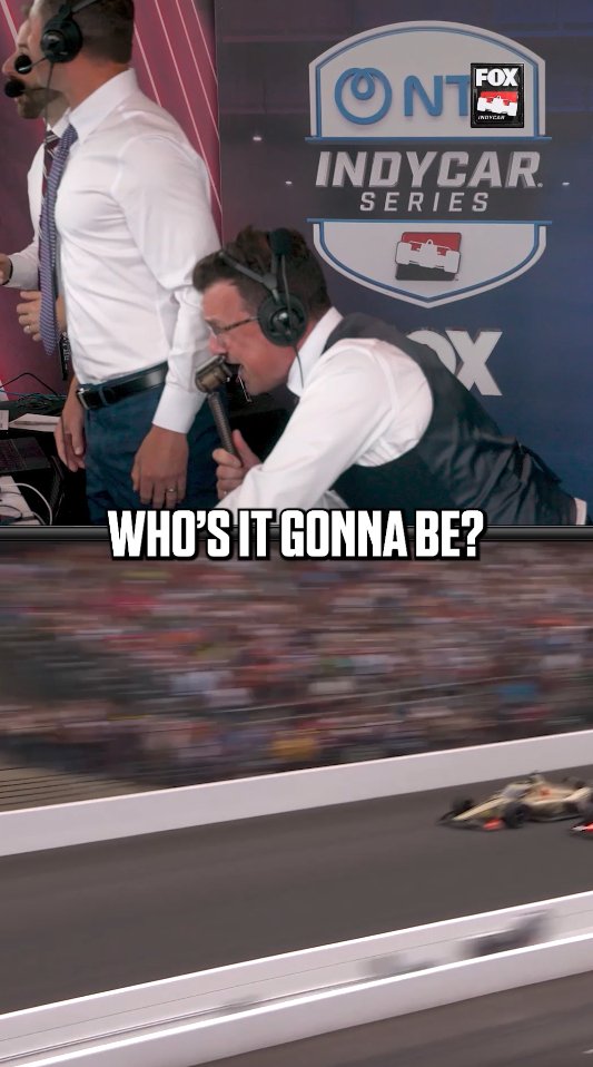 An amazing call for an amazing #Indy500 finish. Will Buxton: "I hope people can just see how much we love this race and how much we love this sport."