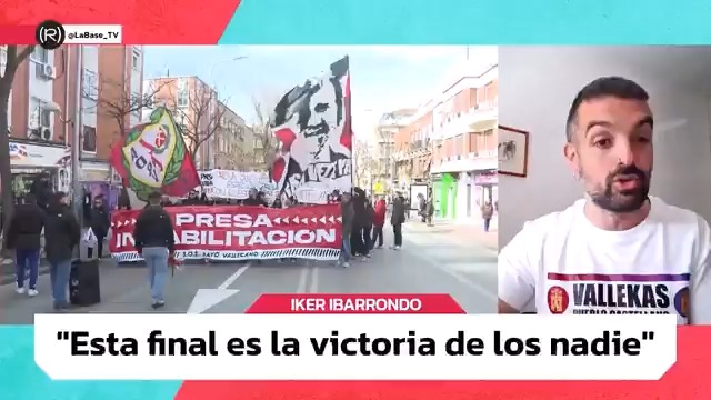 "Esta final es la victoria de los nadie" Iker Ibarrondo, profesor de la UAH, sobre el Rayo Vallecano y su hinchada 👇🏽 📺 LA BASE |