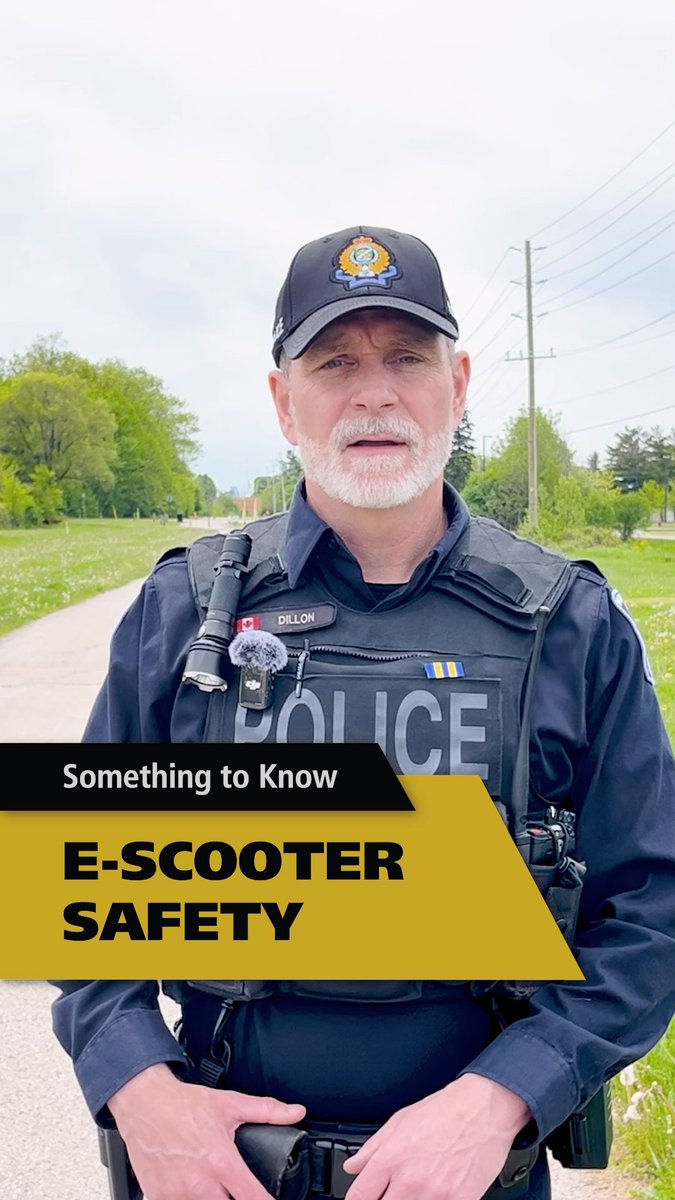 ‼️ Here’s #SomethingToKnow – e-scooters are only allowed to be operated in the City of Burlington as part of the Centennial Trail E-Scooter Pilot. Under the Highway Traffic Act, Ontario Regulation 389/19: Pilot Project – Electric Kick-Scooters, municipalities must opt-in by passing a local by-law to allow e-scooters on their roads. Make sure you’re aware of the following before riding an e-scooter: • You must be 16 or older to operate an e-scooter, where permitted. • If 16 or 17 years-old, you must wear a helmet. • E-scooters can travel at a maximum of 24 km/h – it’s not lawful for them to travel faster than that. Learn more about the Centennial Trail E-Scooter Pilot here: