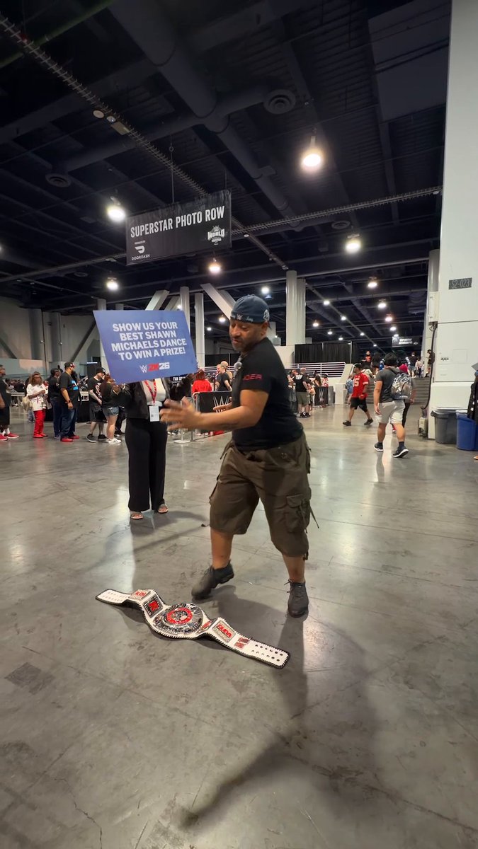 Besides being a legendary wrestler, Shawn Michaels also inspires WWE fans to bust a move 🕺 #WWE2K26
