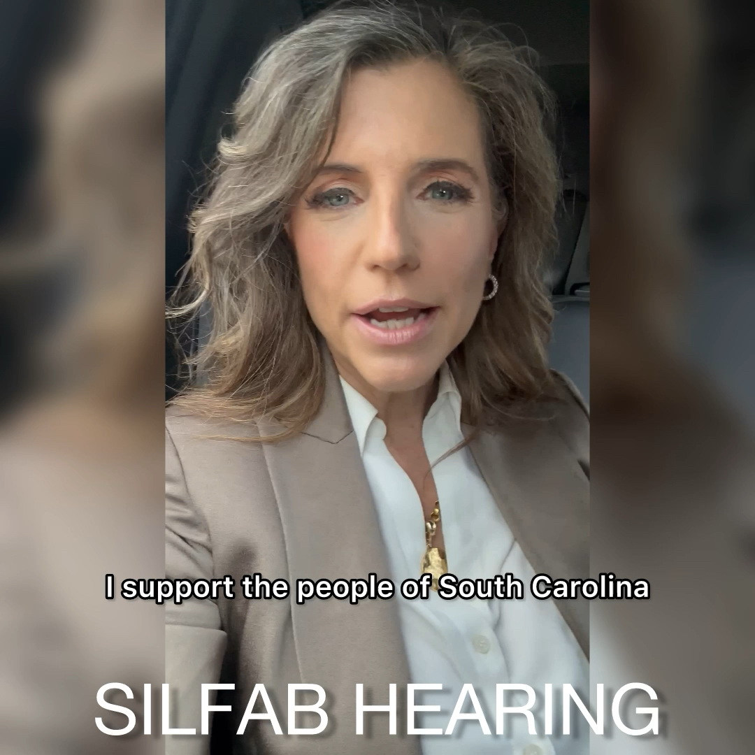 Just left the courtroom in the SILFAB case in York County. I’m a woman of my word - when I say I’m going to show up - I’m hard to miss. I support the people over the powerful in the SILFAB case. We should be protecting our children, our health and our way of life. South Carolina STRONG.