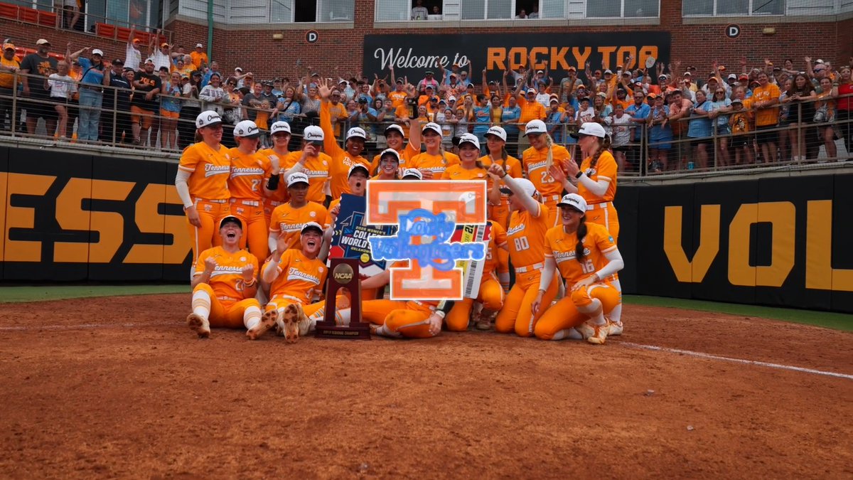 The road to OKC runs through Rocky Top 🥎 Thursday at the Women's College World Series: Tennessee vs. Texas (2:30pm ET, ESPN)