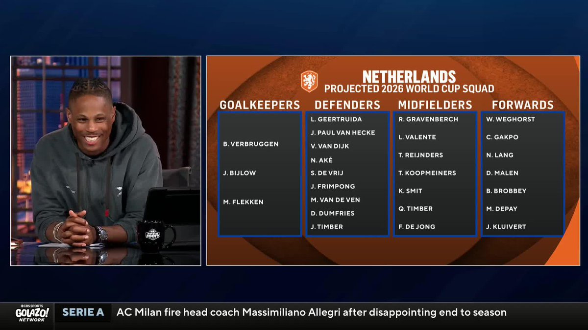 "Donyell Malen might be the most in-form striker in the whole of Europe." JayDee Dyer, Aaron West and Michael Lahoud take a look at the projected Netherlands World Cup squad 🏆