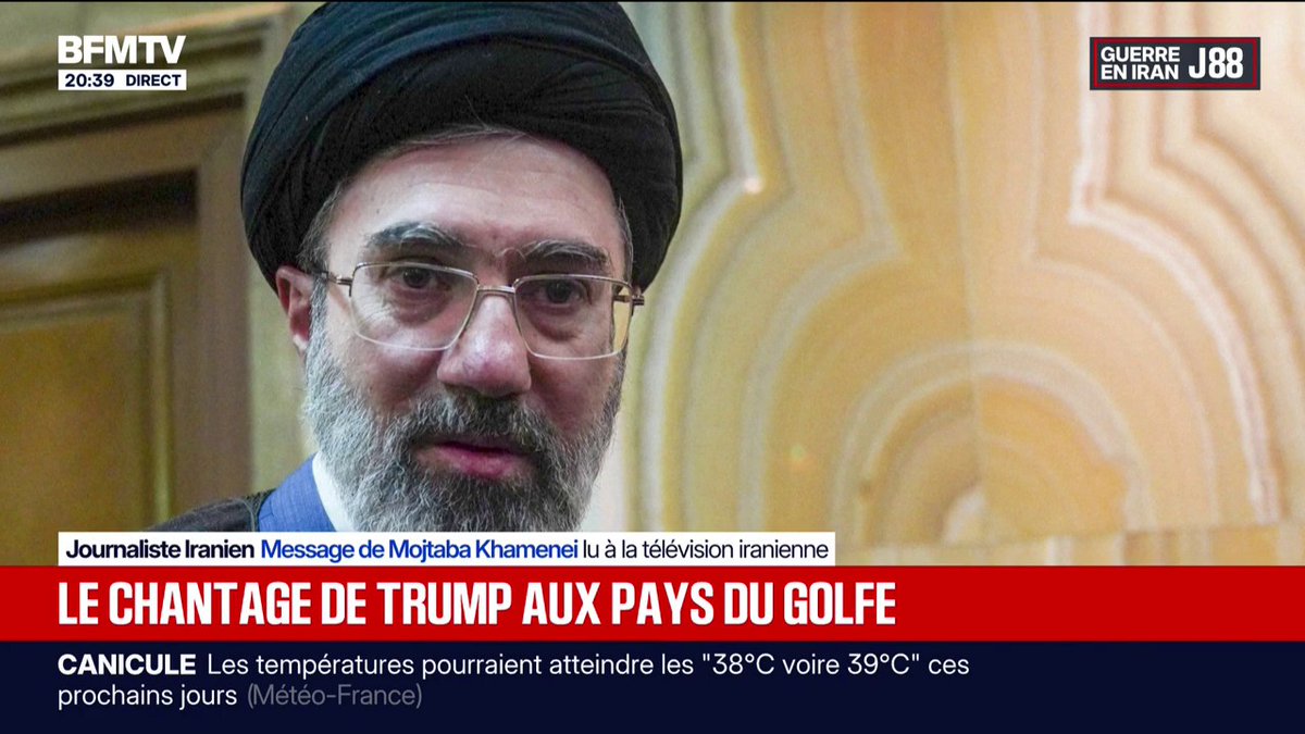 Iran: "L'Amérique n'aura plus de refuge sûr dans la région pour ses activités malveillantes", assure Mojtaba Khamanei