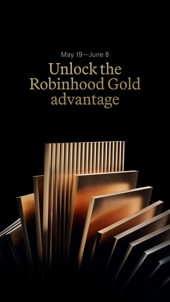 With Robinhood Gold, new subscribers can claim a slice of $1,000,000, plus get a boosted APY for eligible subscribers for a limited time. $5/month. Terms apply. Details Here: