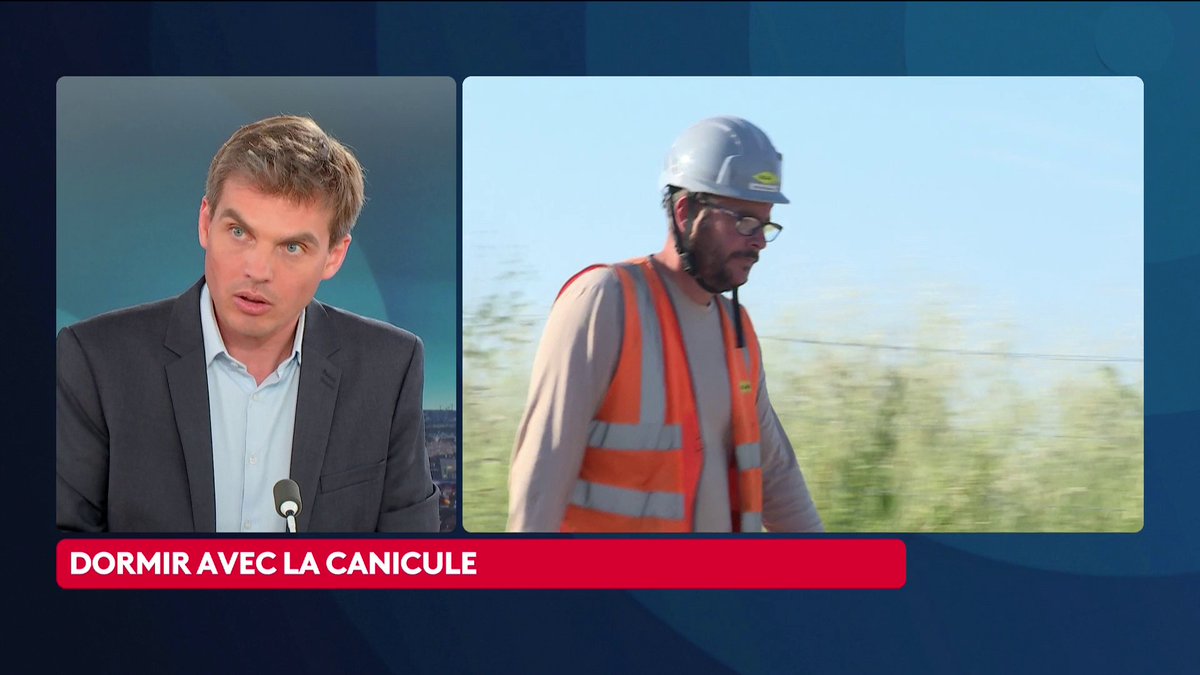 🔴 🗣️ "Le thermomètre ne descend pas sous les 20 degrés et la capacité de sommeil s'en trouve vraiment vraiment dégradée" : Sébastien Thomas, journaliste météo-climat à France Télévisions, explique le phénomène des nuits tropicales. Loïc de La Mornais #SurLeTerrain #Canal16