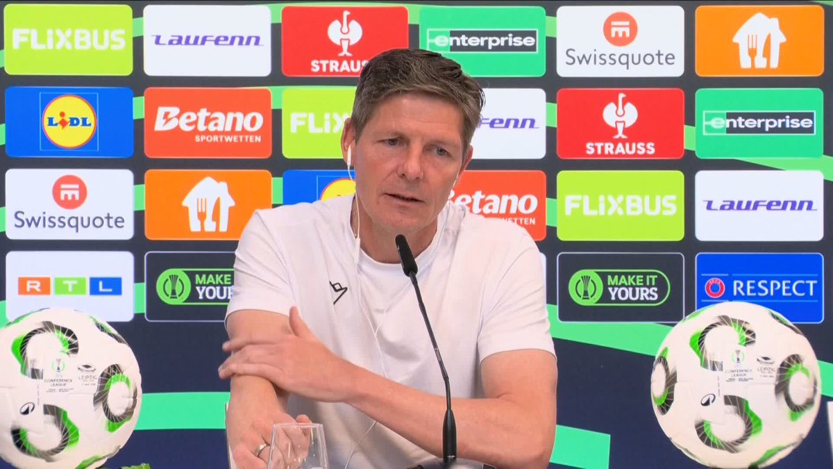 "I hope that we win tomorrow, so these players can play European football again." Crystal Palace head coach Oliver Glasner ahead of facing Rayo Vallecano in Conference League final 🦅