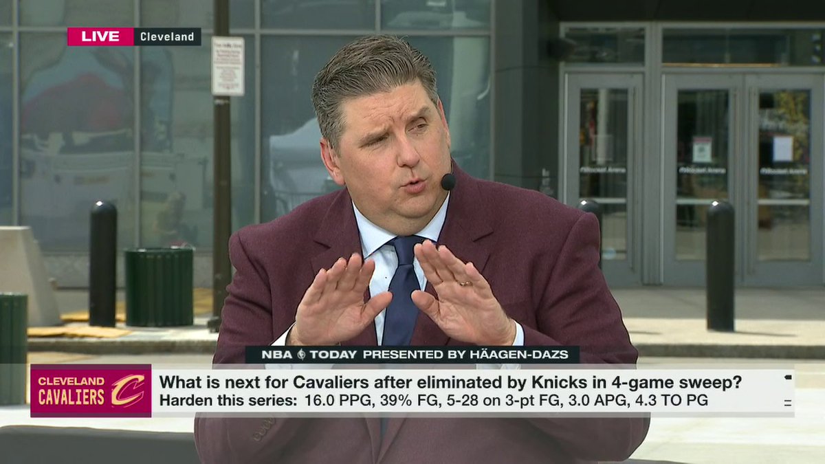 “I don’t think it’ll be long before you start to hear Cavs attached to Giannis Antetokounmpo.” Brian Windhorst on potential offseason plans for Cleveland 👀