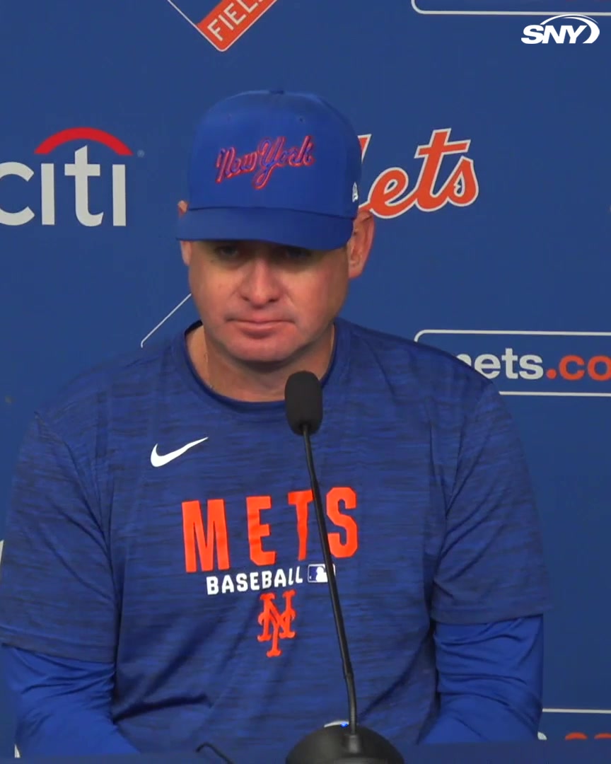 "He's got to play every day. There's no reason for him to be here playing once every two or three days just waiting on lefties" Carlos Mendoza talks about the message to Nick Morabito as he heads back down to Triple-A Syracuse: