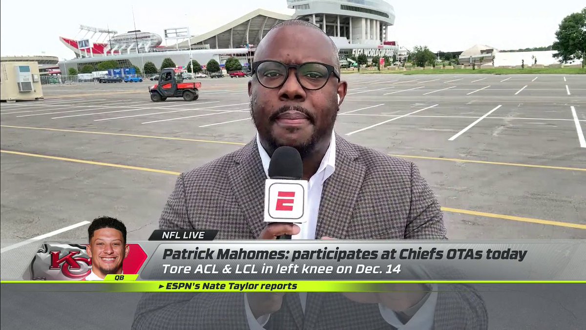 .Nate Taylor provides the latest on Patrick Mahomes and details his participation in Chiefs OTAs today 🏈