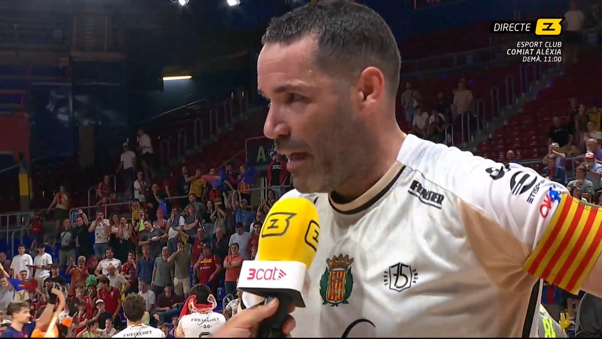 🎙️ Aleix Esteller (CE Noia Freixenet), crític amb l’arbitratge després de l’eliminació: 💥 “En els últims minuts, no ens han deixat competir com mereixíem” 💥 “Estem superorgullosos del que hem fet, però volíem guanyar” ▶️