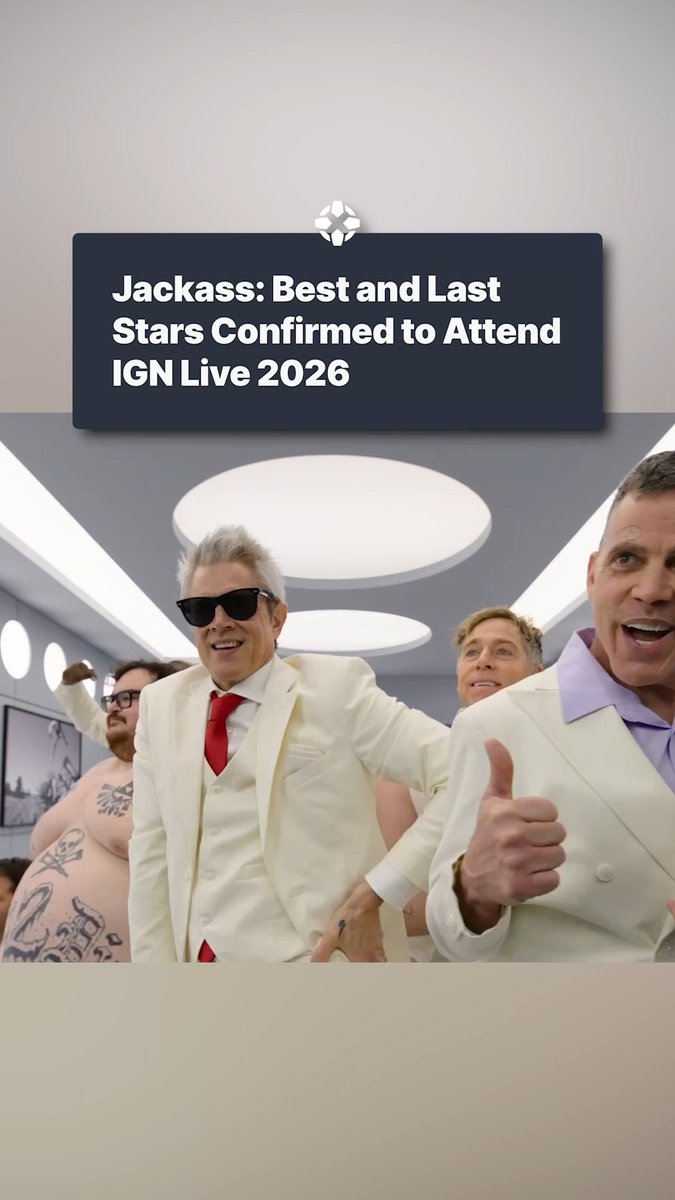 It's official: Steve-O, Wee Man (Jason Acuña), Poopies (Sean McInerney), and Jasper are coming to #IGNLive 2026 to promote Jackass: Best and Last!
