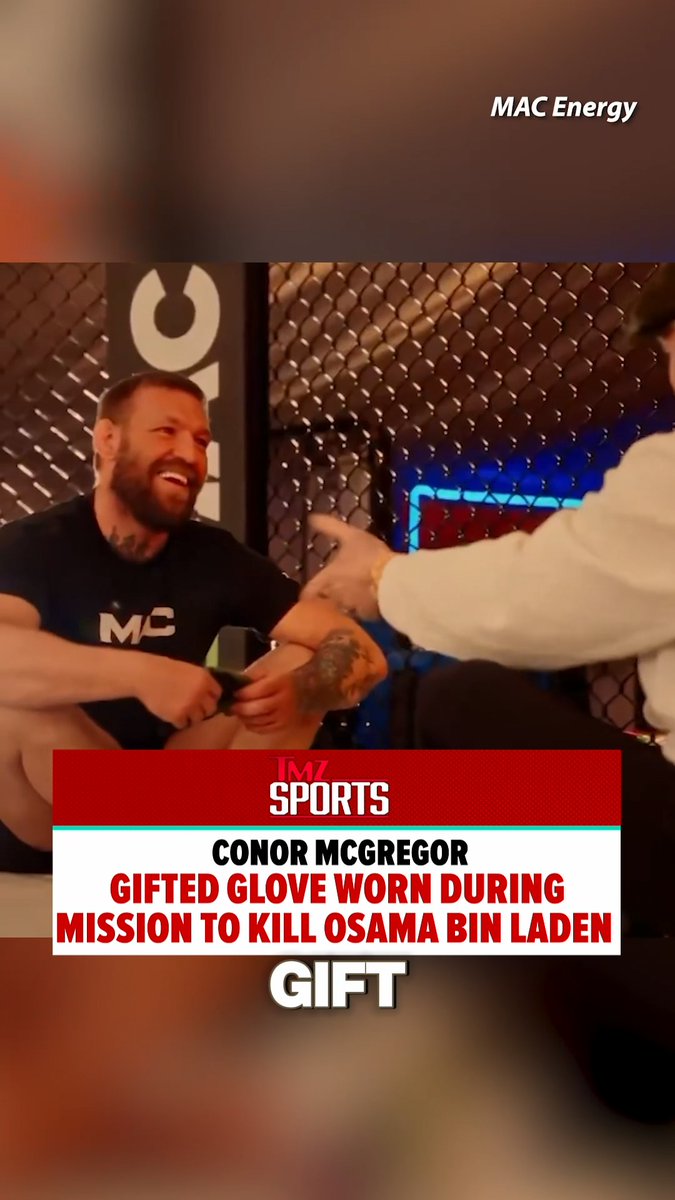Conor McGregor is now the owner of one of the most insane pieces of military memorabilia after Rob O'Neill, the SEAL Team 6 operator who killed Osama bin Laden, gifted the UFC superstar one of the gloves he wore during the historic 2011 mission.