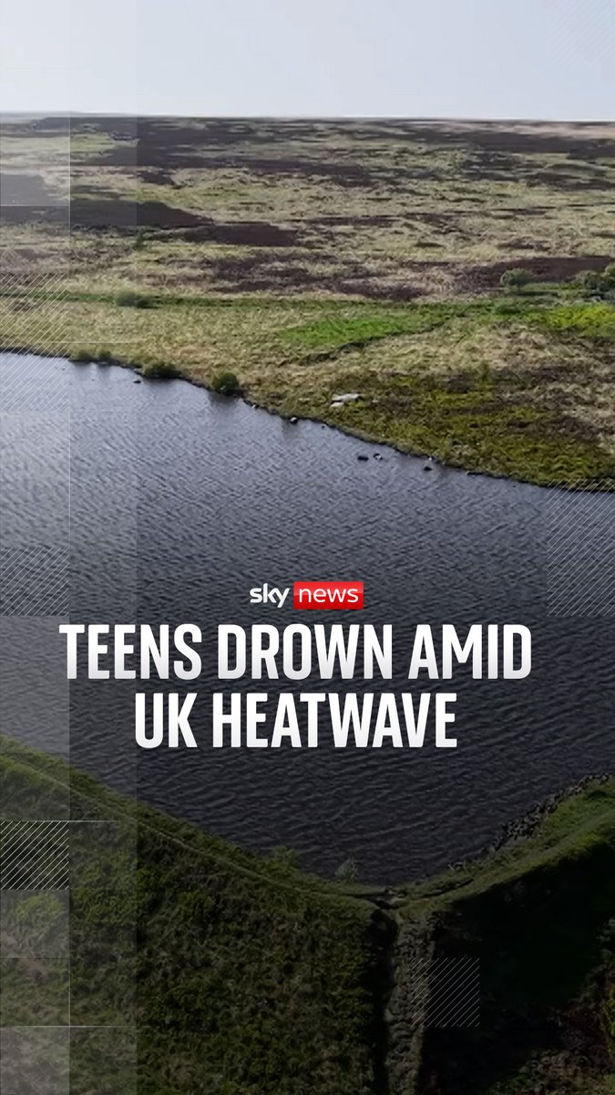 Four teenagers have drowned in open water amid heatwave conditions in the UK. The deaths prompted the Royal National Lifeboat Institution to warn of the "very real risk" of swimming in open water during the heatwave. @LottyLeeming reports ⬇️ Read more: