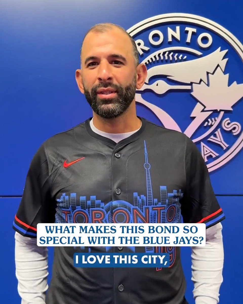José and Edwin will forever love THEIR city 💙 #BlueJays50