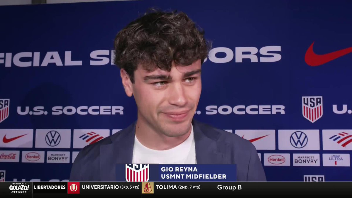 “This group means so much to me... I want to help in any way possible." Gio Reyna shares his thoughts after he makes the 26-man #USMNT World Cup squad 🇺🇸🏆