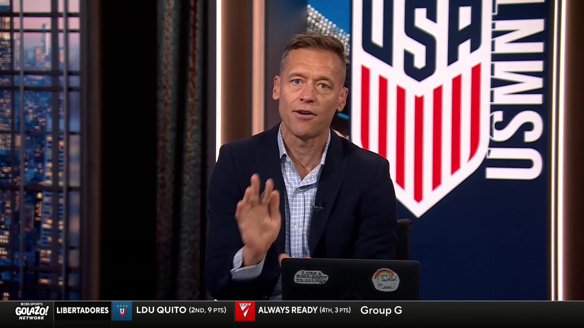 "You have so much potential... Show me, show your team, show your country that you can be the guy for us." Jimmy Conrad has an impassioned message for Gio Reyna 👏
