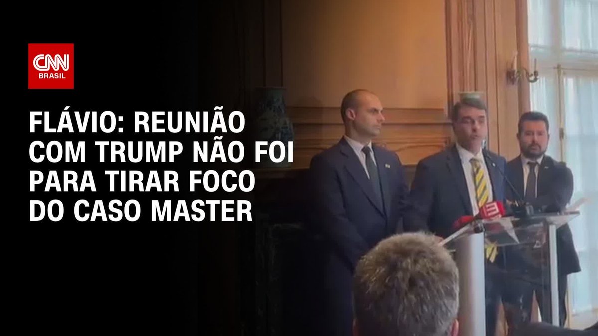 Flávio: Reunião não foi para tirar foco do caso Master; assista #HoraH