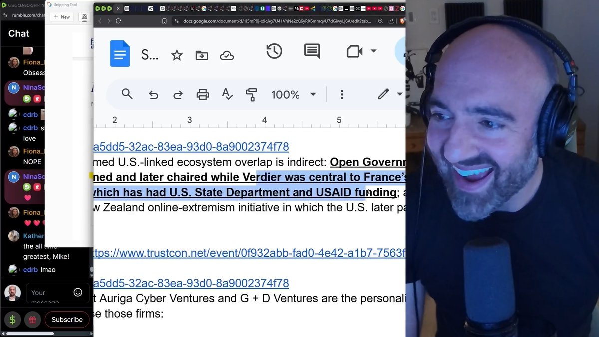 The head of France's censorship office targeting US platforms was working for years directly with the Biden admin on disinformation and social media regulation, through a State Dept & USAID-funded partnership