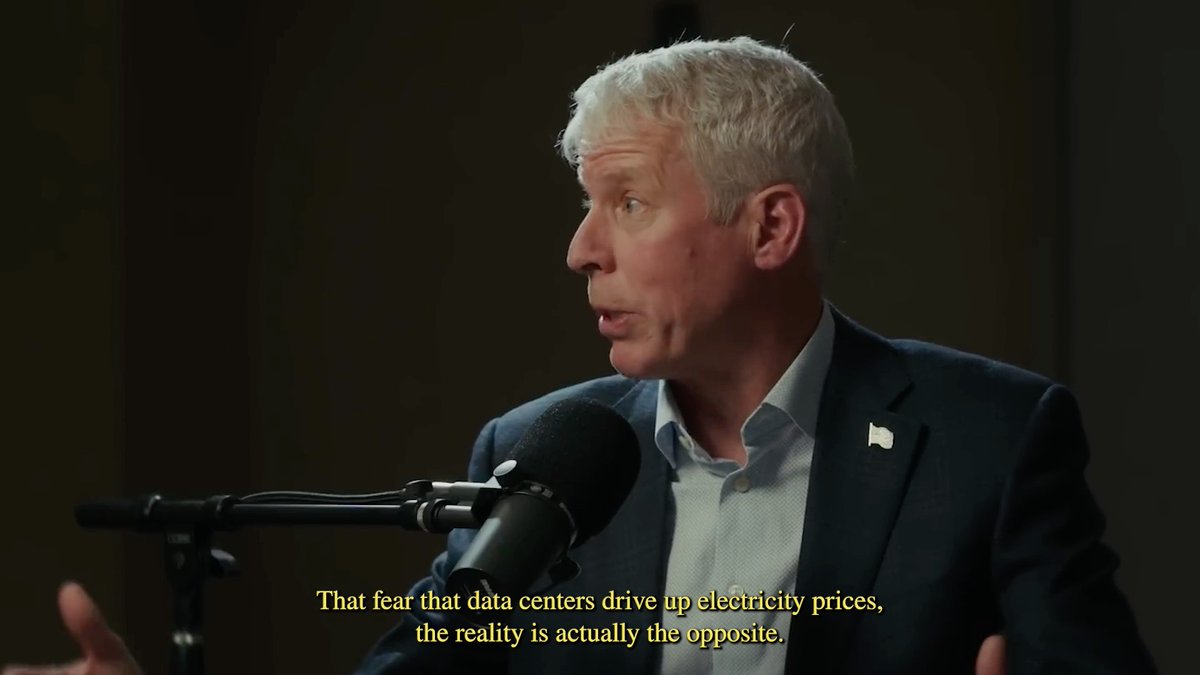 President Trump’s Ratepayer Protection Pledge will help expand power generation and lower electricity costs. Secretary Chris Wright: “The fear [is] that data centers drive up electricity prices—the reality is actually the opposite.”