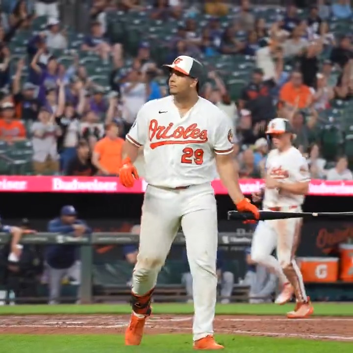 Samuel Basallo sent this bat almost as far as the baseball he just hit 🚀