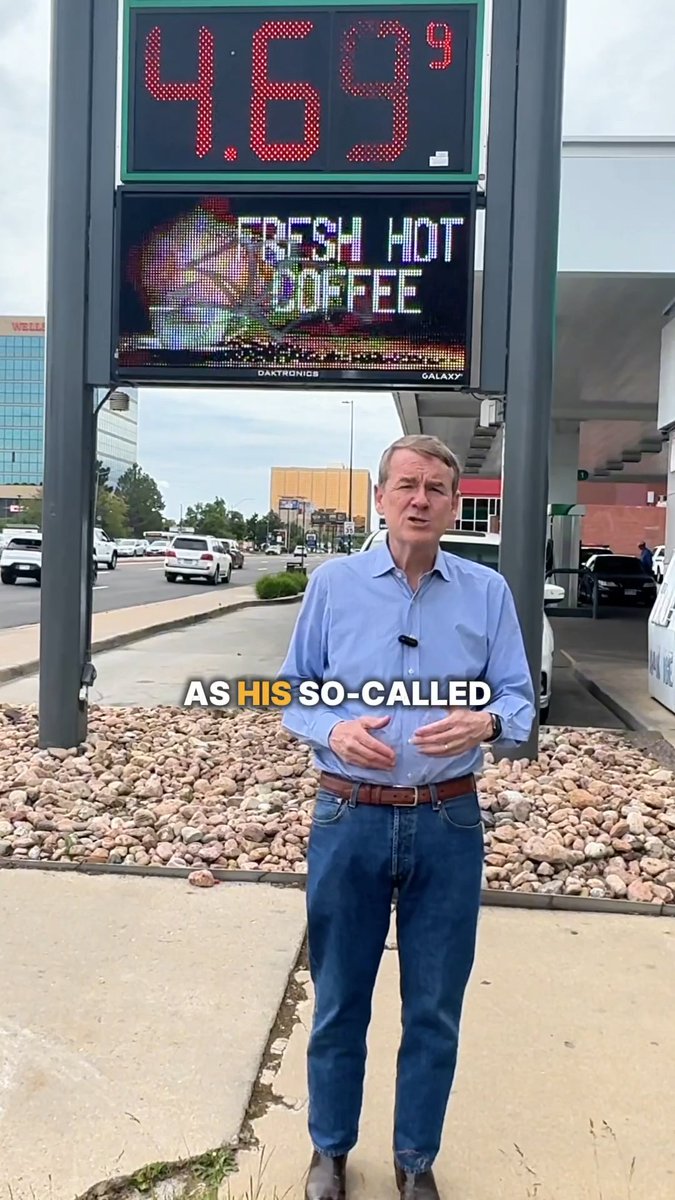 Coloradans are paying 60% more at the pump because of President Trump’s reckless war. He is forcing Colorado families to make an impossible choice between a full tank of gas or food on the table. Trump must end this war NOW.