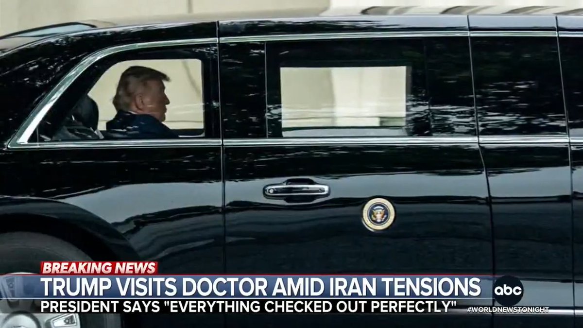 Pres. Trump declared himself to be in good health after a "routine"physical exam at Walter Reed Medical Center – his third since returning to office. It comes after the U.S. launched new strikes on Iran to deal with multiple "threats." Rachel Scott reports