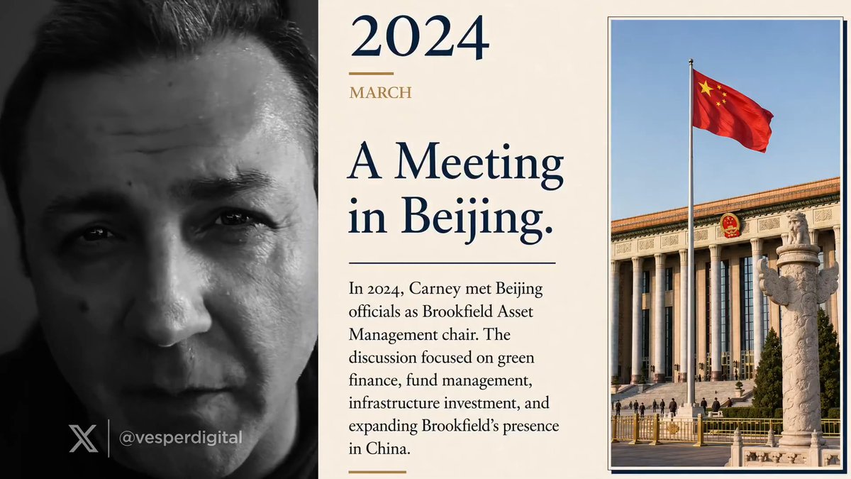 🚨 2013 MARK CARNEY: CHINA’S CURRENCY TAKEOVER A “GLOBAL GOOD” London said they just “wanted the business.” Carney helped the CCP bring state power straight into Western banks, trading, and the entire financial system. He’s been a Chinese cheerleader since day one.