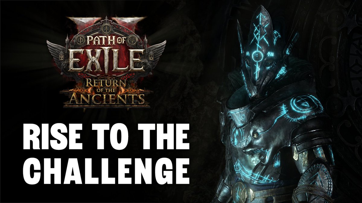 Take on the first-ever league Challenges in Path of Exile 2: Return of the Ancients! Earn pieces of the exclusive Knight of Aldur Armour Set or the Totem Decoration by completing Ascendancy Trials, master rune crafting, and prove your strength across Wraeclast.