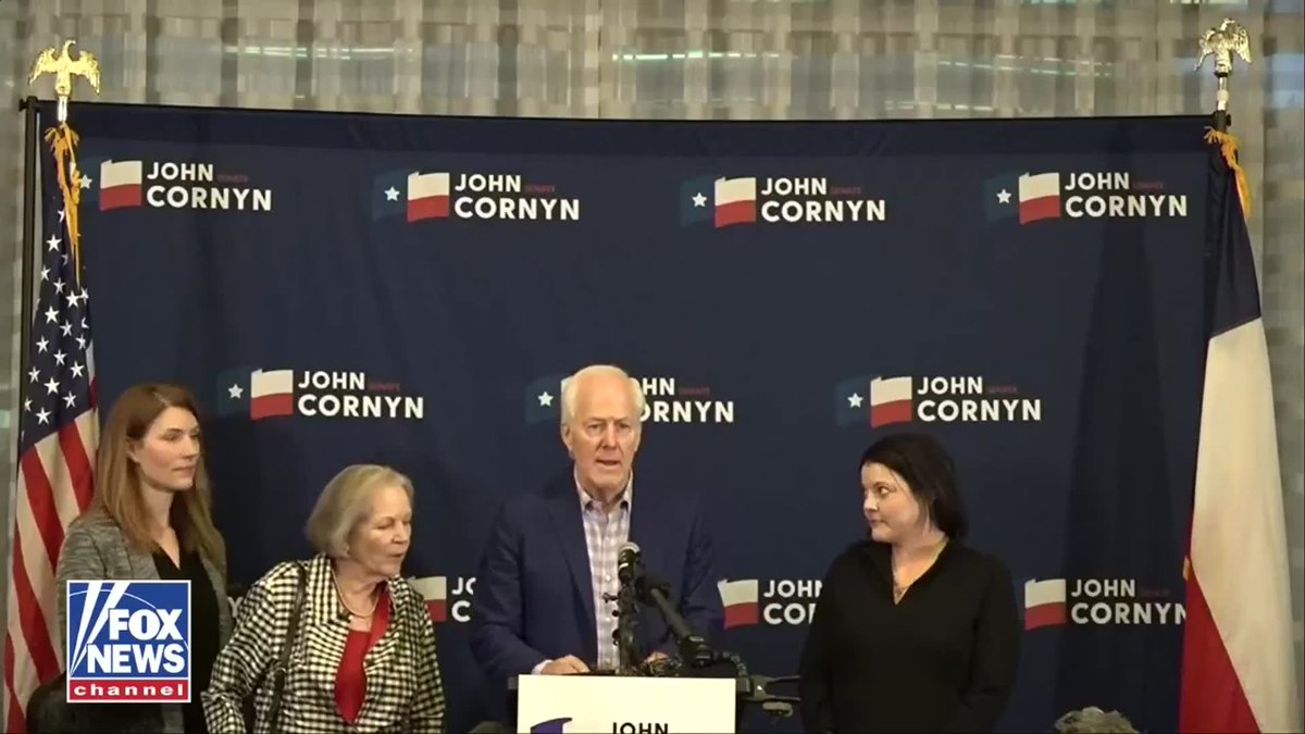 NOW: Sen. John Cornyn speaks after losing Texas’ Republican Senate primary runoff to Trump-backed Texas Attorney General Ken Paxton. "After a public service career lasting more than four decades and 18 consecutive campaign wins, tonight, we've come up short in this primary runoff." He says he intends to support the Republican ticket in the general election.