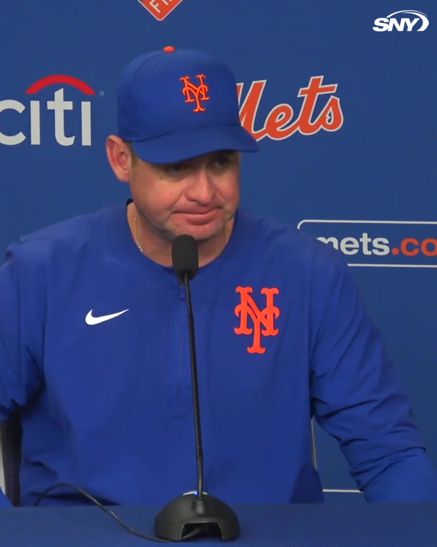 Carlos Mendoza was asked about David Peterson not backing up home plate: "It can't happen. Obviously, he knows that. There's no excuses for it. I haven't talked to him about it, but obviously, there's going to be a conversation."