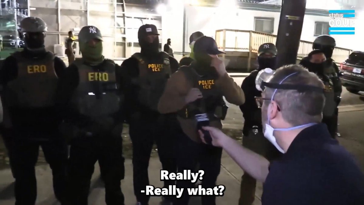 🚨BREAKING: ICE agents taunt our Jordan outside Delaney Hall ICE prison and then suddenly go quiet when he puts microphone in their face and asks them questions. WATCH LIVE ⬇️