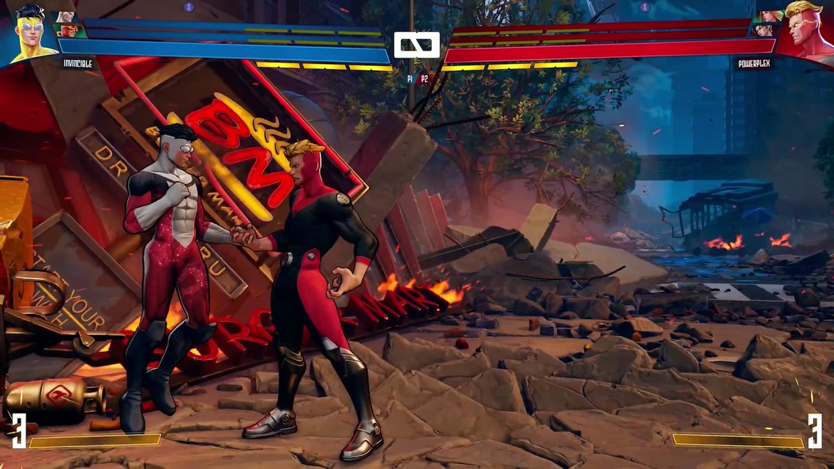 "He can't keep getting away with this!" 😩 Invincible is currently bugged! His level 1 super can combo into itself, specific assists and his 2M. Can lead to very silly TOD combos like this. The "I'm Ending This" super loops need to get patched out of the game ASAP! #InvincibleVS #Invincible #FGC