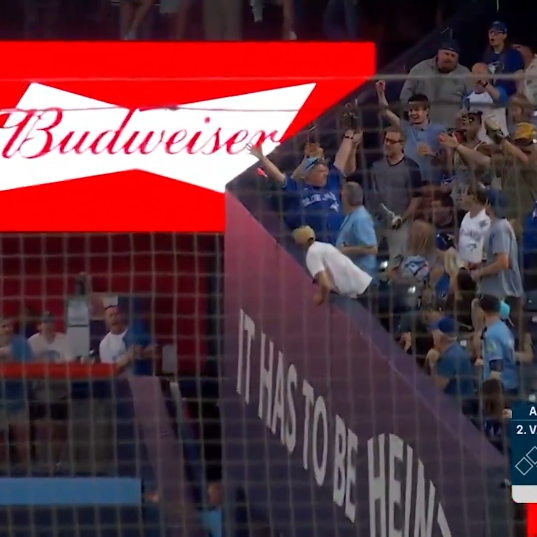 They say lightning doesn't strike twice ... but foul balls do!