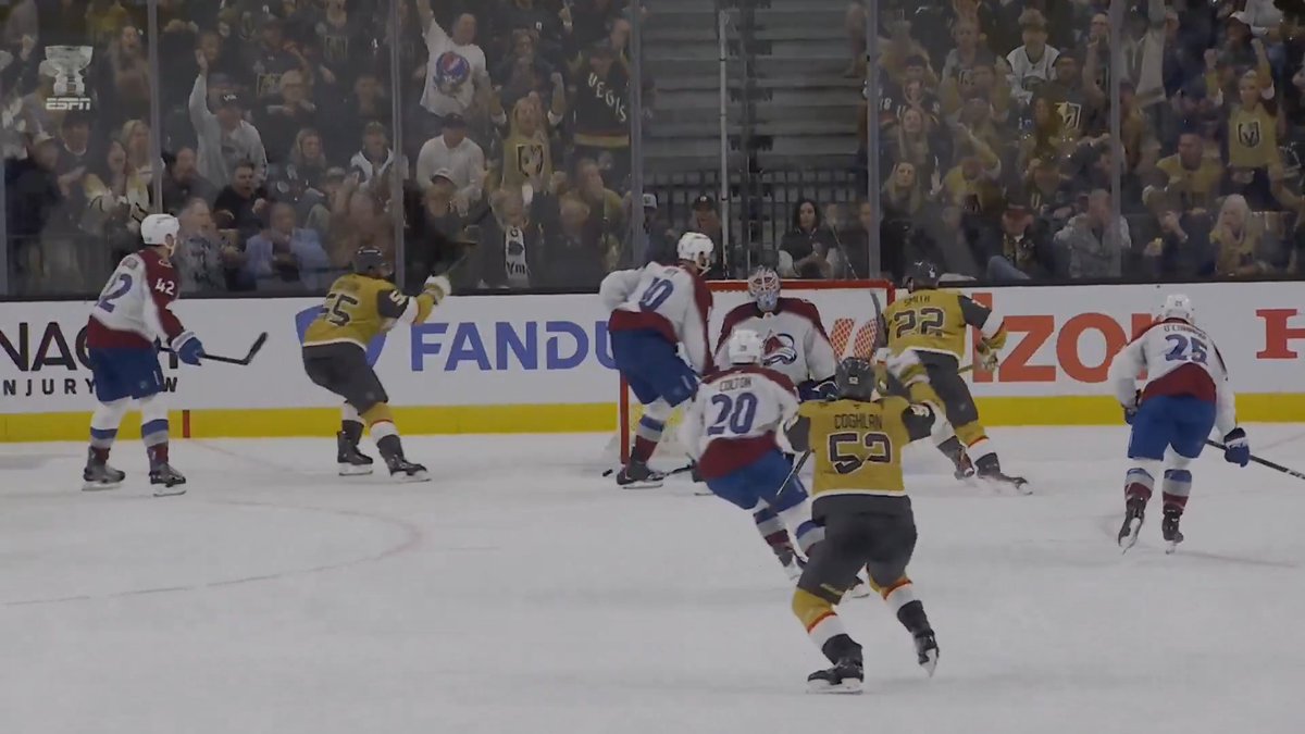 COLE SMITH MAKES IT 2-0 GOLDEN KNIGHTS!!! 📺: ESPN, Sportsnet, &amp; TVA Sports"