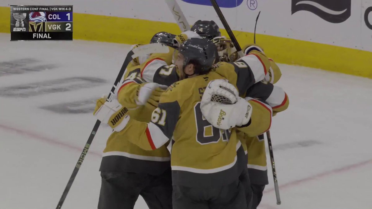 THE CLINCHING MOMENT ⚔️ #StanleyCup