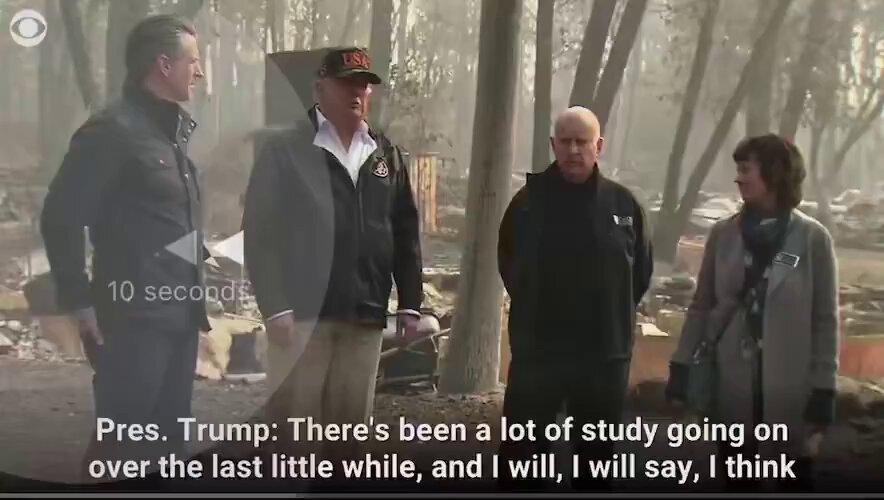They have to make the case for being the "sane, technocratic governance" party when they let LA burn by having empty reservoirs and not practicing any kind of forestry to prevent fires (video from 2018 - naturally Trump *overrates* the competence of CA governance)