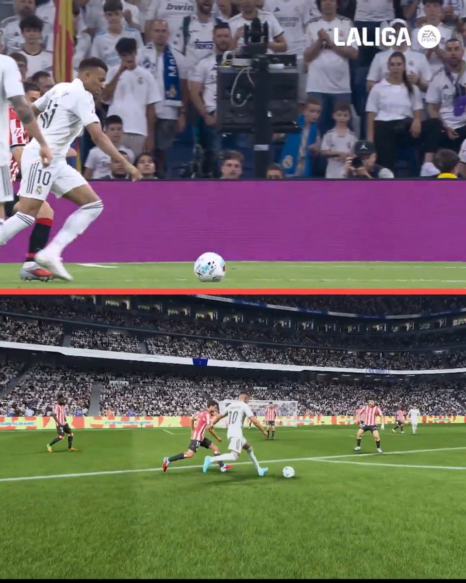 De la vida real al terreno virtual. 😲 ¡Así se ven los goles del RealMadridAthletic en el FC26! LALIGAHighlights | EA SPORTS FC ESPAÑA | DesenlaceLALIGA