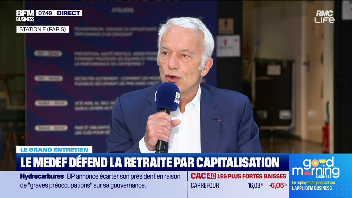 CDI jeunes : l'incompréhension des patrons 👩🎓👨🎓 "Le sujet des jeunes, c'est un scandale national dont tout le monde n'a pas conscience. En Suisse, le taux de chômage des jeunes est de 3,2%. En France, on est désormais à 21%." 💬Patrick Martin