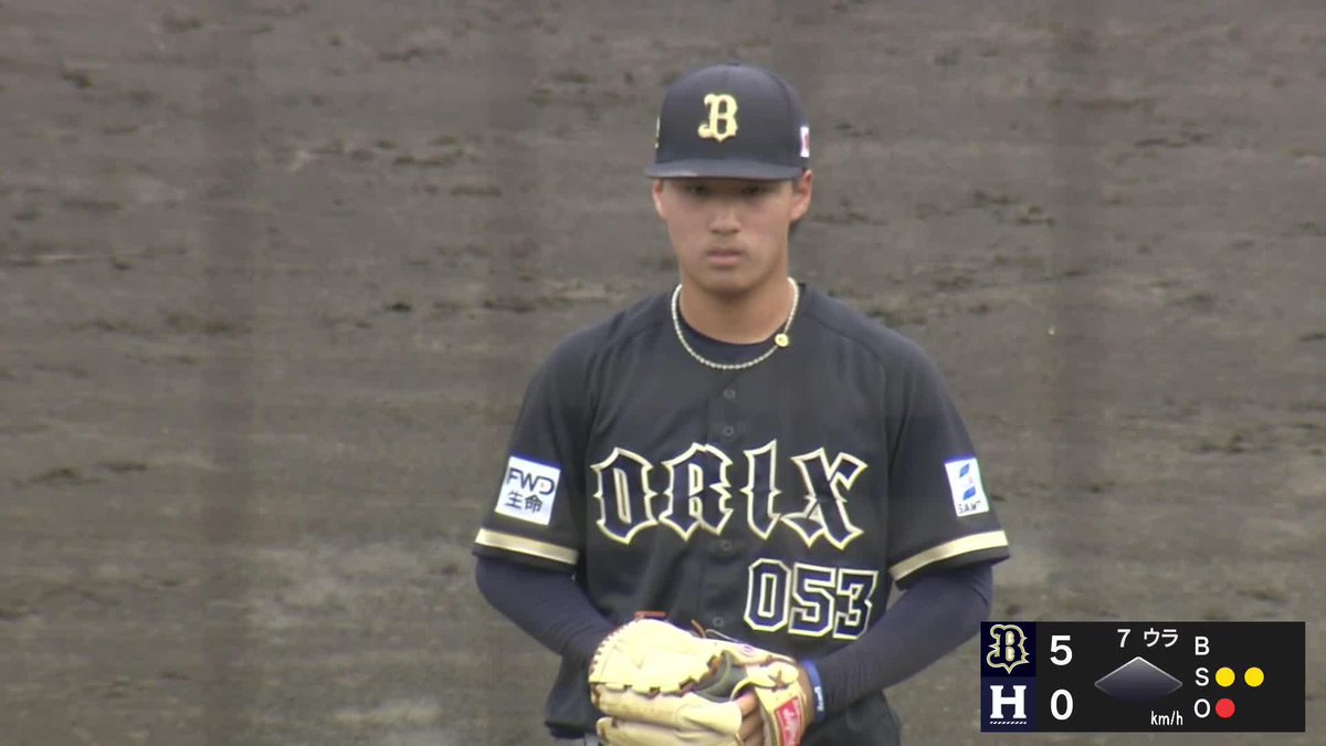 衝撃の初勝利 24年育成3位右腕・上原堆我 6回投げ無安打無失点 緊急登板からの快投披露 ※映像は7回の奪三振 ⚾️ハヤテ×オリックス（ファーム） #イージースポーツ #Bs2026 #だったらDAZN