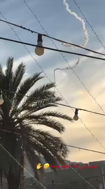 WATCH: Footage has been released for the first time showing Iranian air defenses shoot down an American fighter jet on the 20th day of the war, captured during a wedding. This is likely the F-15 that Iran shot down.